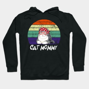 Vintage cat mommy Hoodie